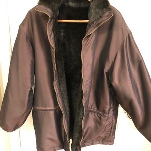Jackets & Coats - Faux Fur Mink Jacket, Reversible, Size 16 Jackets & Coats - Faux Fur Mink Jacket, Reversible, Size 16